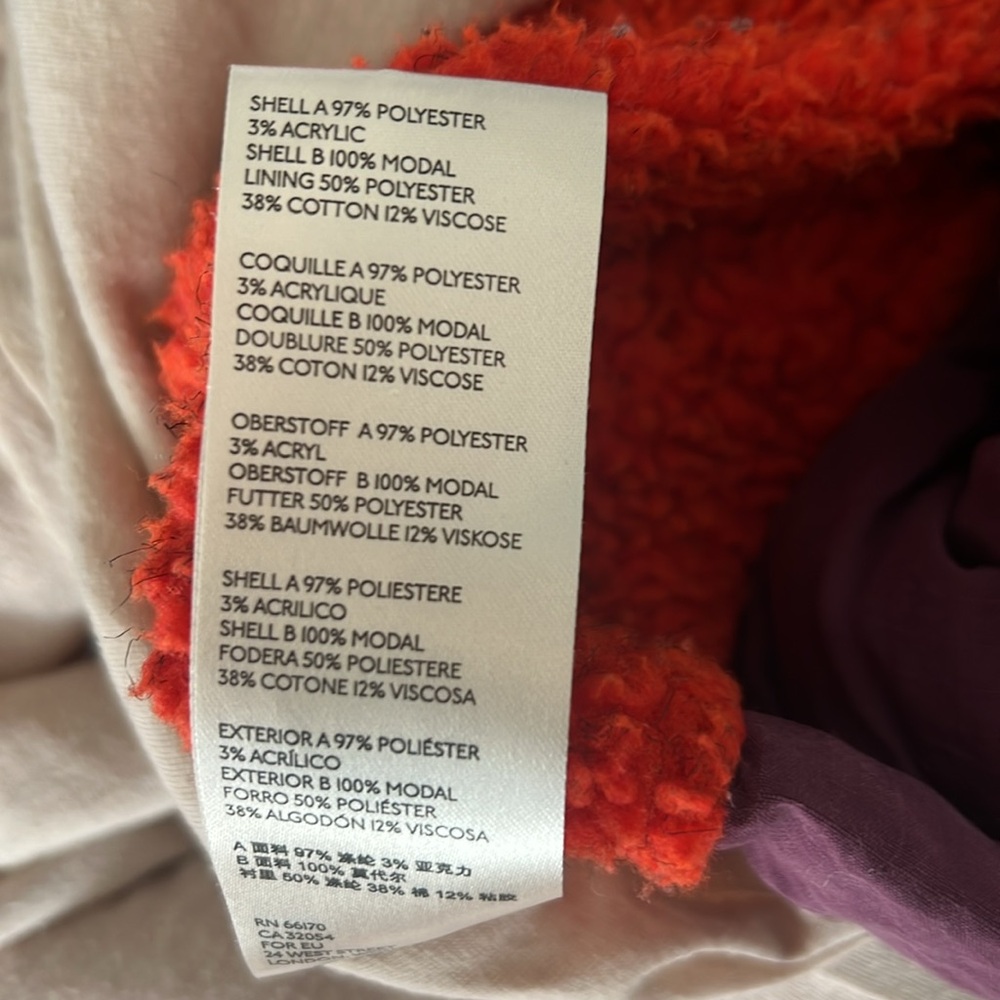 Free People Rivington Sherpa Bomber jacket size XS - Picture 7 of 12